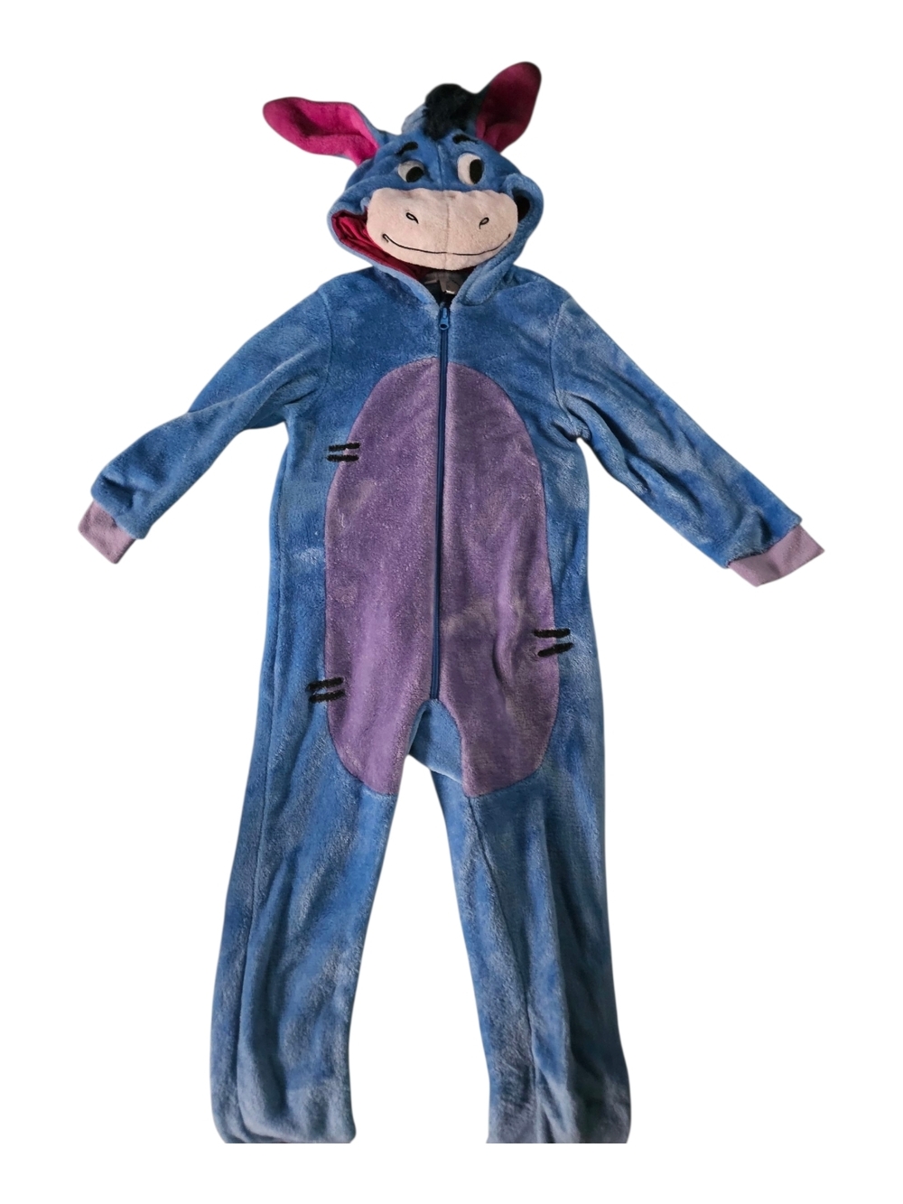 Disney Eeyore Blue and Purple One-Piece Pajama Set